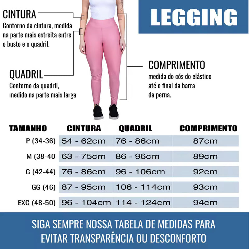 Calças Leggings Sem Costura