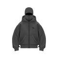 Black Cotton Zipper Hoodie Men Women Ins New Masked Tide Warm Sweatshirt Fall Winter Long-sleeved Couple Outdoor Leisure Jacket